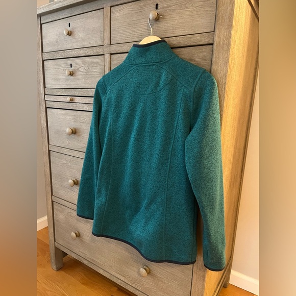 Like New! Teal  - Women's L.L.Bean Sweater Fleece Full-Zip Jacket! - Picture 6 of 8